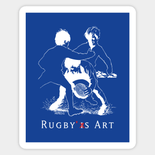 Rugby Junior Trapped C by PPereyra Sticker